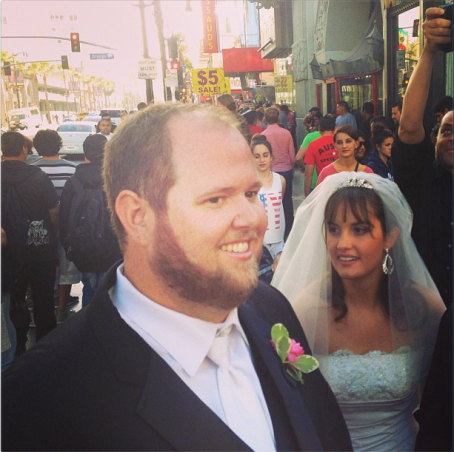 Trent and Cora on Hollywood Blvd - Photo by Andres Carias